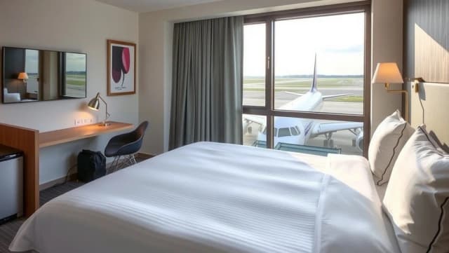 Comfort Hotel Copenhagen Airport så nära flyget